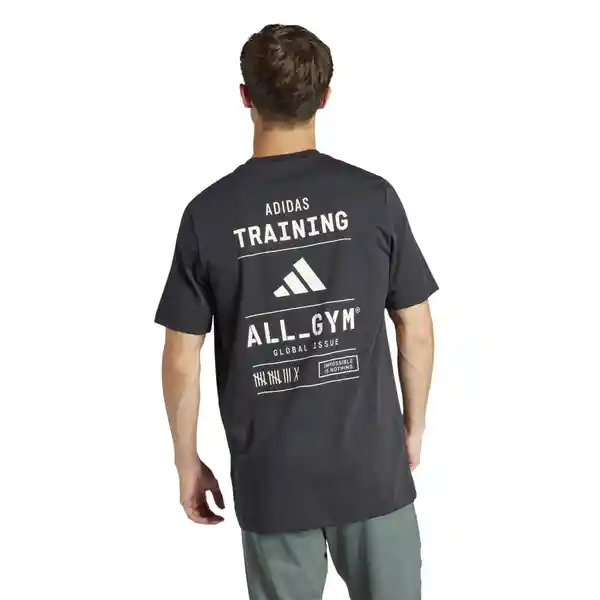 Adidas Camiseta Tr Cat G T Para Hombre Negro Talla L