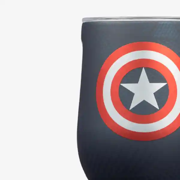 Corkcicle Vaso Stemless Capitán América