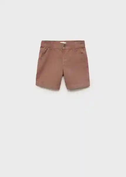 Bermuda Beliceb Terracota Talla 71 Niños Mango