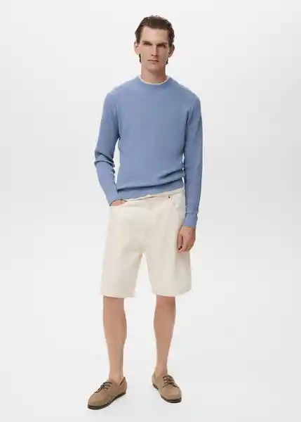 Jersey Antigua Porcelana Talla L Hombre Mango