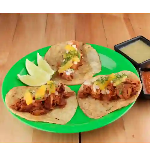 Tacos X3 Al Pastor