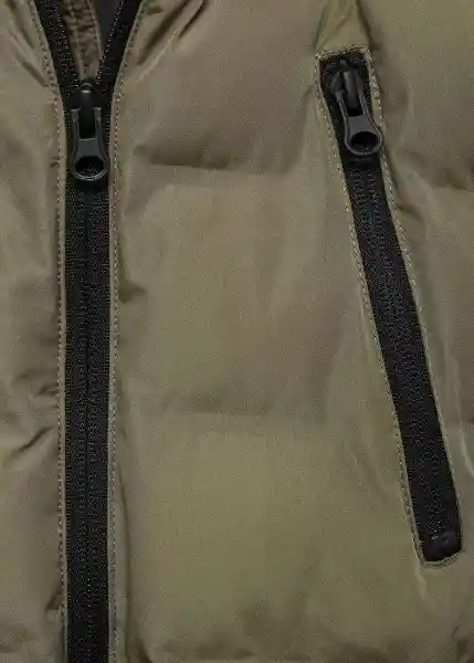 Abrigo Anorak Río Khaki Talla 12 Niños Mango