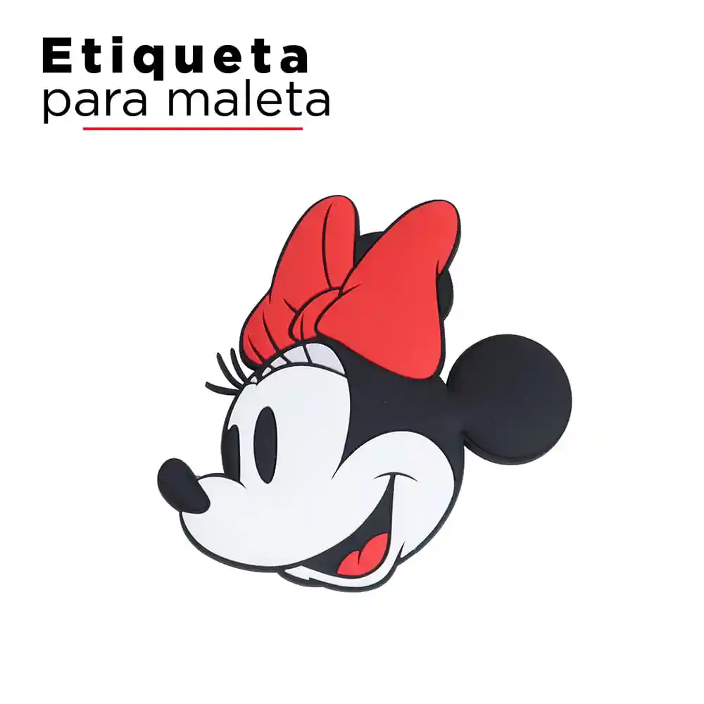 Miniso Etiqueta Para Equipaje Cabeza Minnie Mouse Pequeña