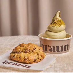 Helado Pistachio & Galleta