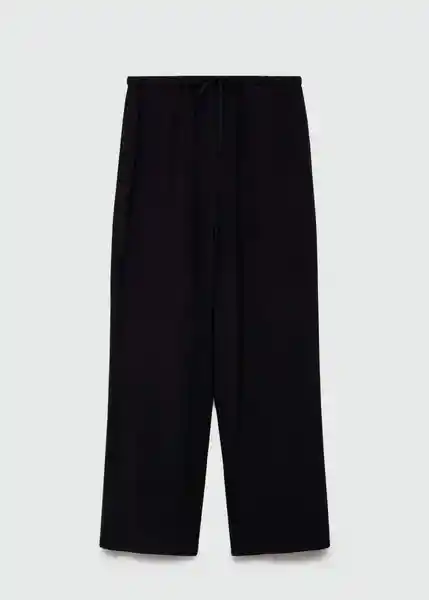 Pantalón Lisita-L Negro Talla XL Mujer Mango