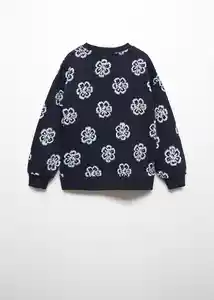 Buzo Sudadera Tai Navy Talla 12 Niñas Mango