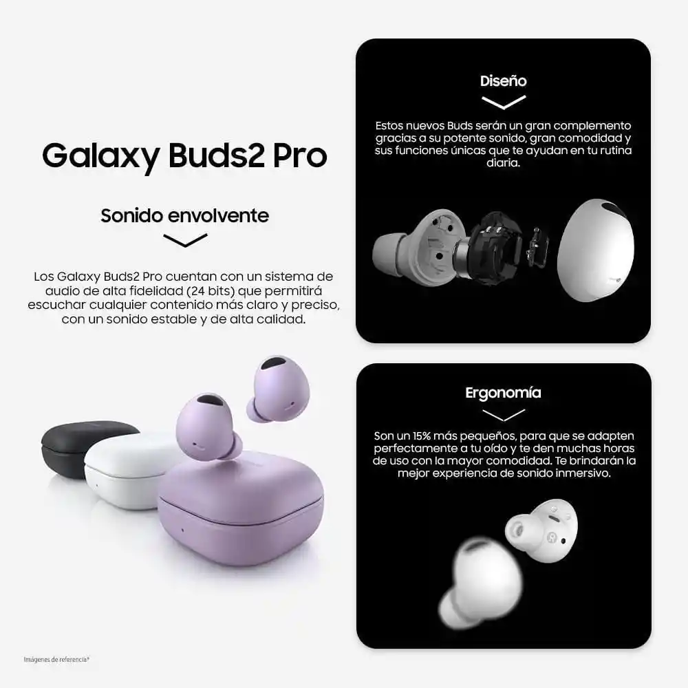 Samsung Galaxy Buds 2 Pro Negro SM-R510NZAALTA