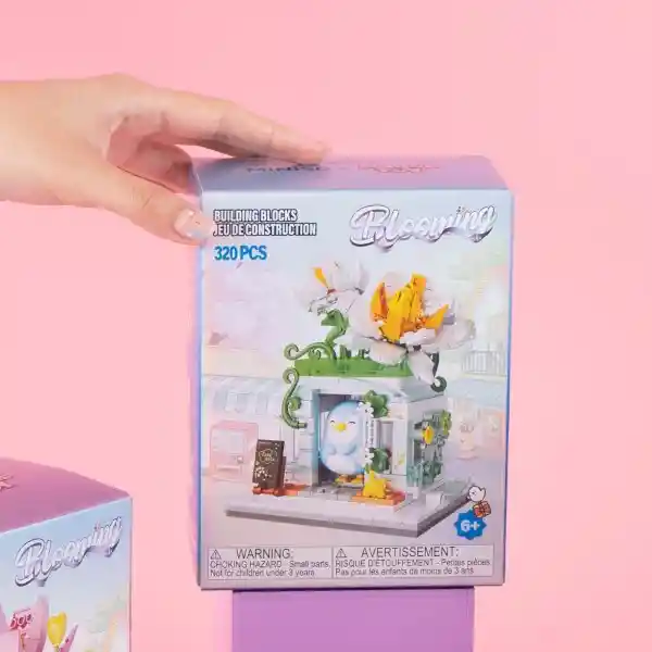 Set de Construcción Flor Paisaje Urbano Azahar Miniso