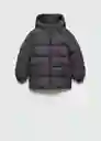 Abrigo Anorak America7 Antracita Talla 10 Niños Mango