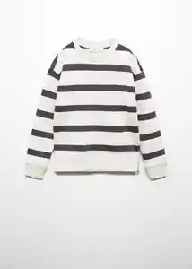 Buzo Sudadera Stripes 1 Antracita Talla 10 Niños Mango