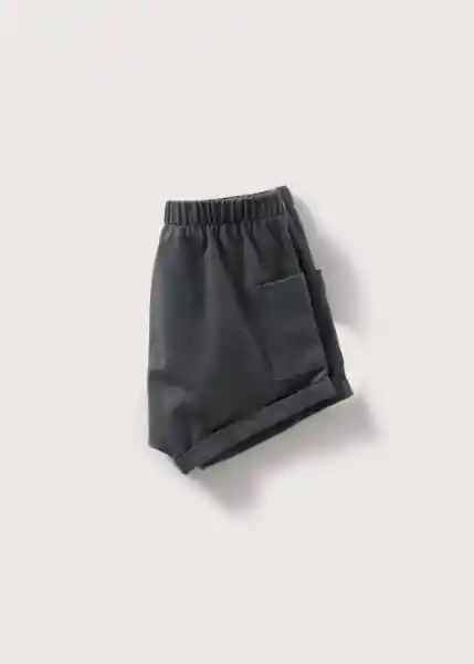 Short Bruno Antracita Talla 61 Niños Mango