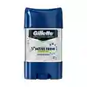 Antitranspirante en Gel Invisible Gillette Power Rush 82 g