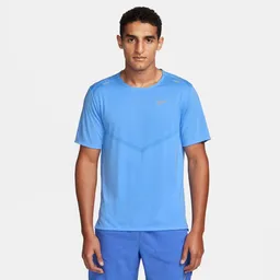 Nike Camiseta M Df Rise 365 Ss Para Hombre Azul Talla L