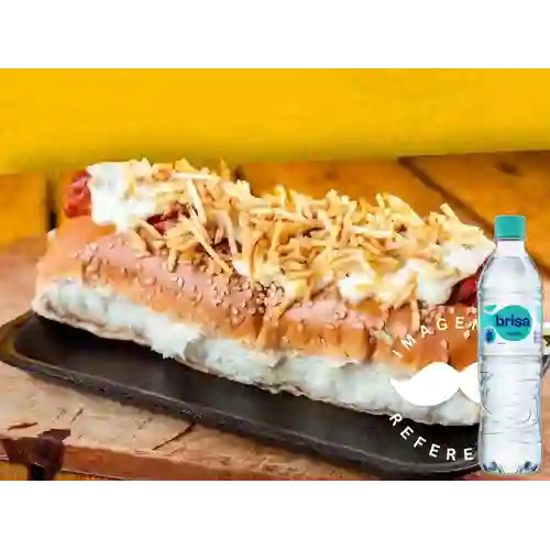 Combo Choriperro + Brisa Sin Gas 600ML