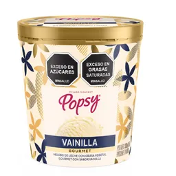 Popsy Helado Cremoso Sabor a Vainilla Gourmet