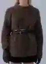 Cinturón Nico Negro Talla M Mujer Mango