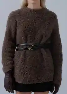 Cinturón Nico Negro Talla M Mujer Mango
