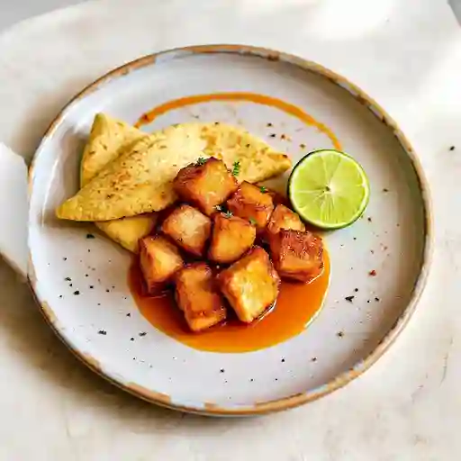 Trocitos De Chicharron Carnudo
