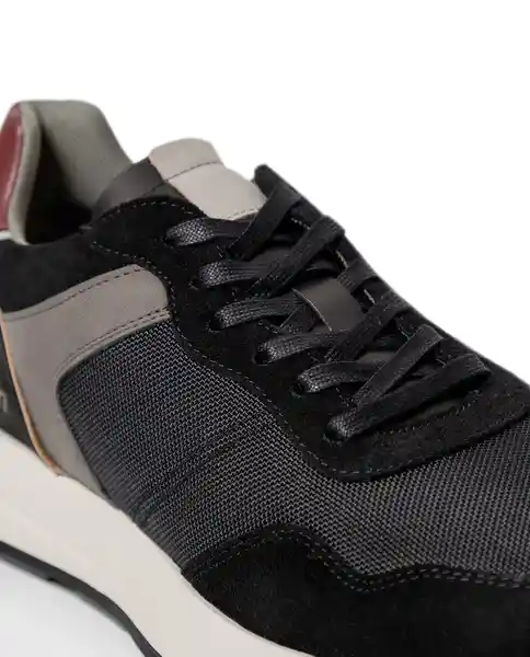 Tenis Runner Crack Negro Sombrio Ultraoscuro 41 Chevignon