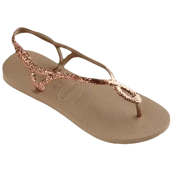 Sandalias Luna Premium Oro Rosa Talla 36 4147009 Havaianas