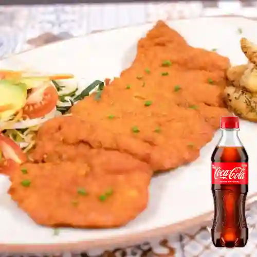 Combo Chuleta Valluna + Coca Cola Original 400 ml