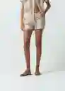 Short Mujer Crudo Marfil Claro T S 452G042 Naf Naf