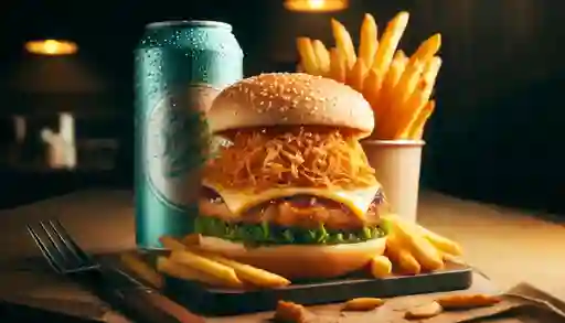 Combo Hamburguesa de Pollo