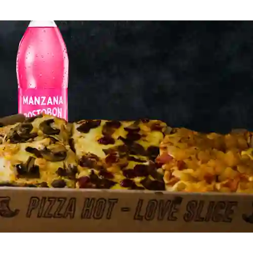 Combo 8 Pizzas + Gaseosa Litro y Medio