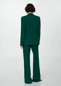 Blazer Americana Iguana Botella Talla S Mujer Mango