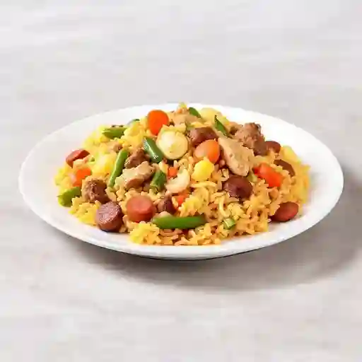 Arroz cuatro carnes (mini 300gr)