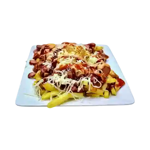 Salchipapa Mixta