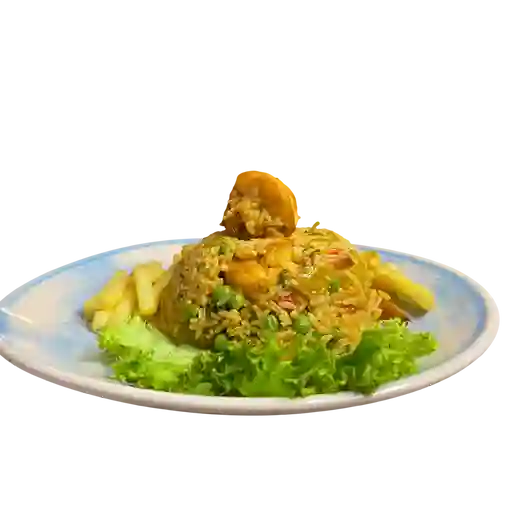 Arroz con langostinos