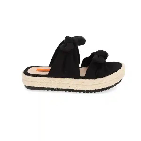 Sandalias Spadrilla Asia Negro Talla 38