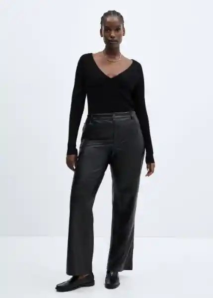 Jersey Goleta Negro Talla S Mujer Mango