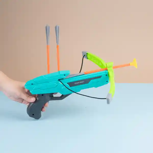 Pistola Multicolor Con Tiro Miniso