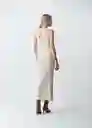 Vestido Mujer Crudo Vainilla Claro Talla S 473G038 Naf Naf