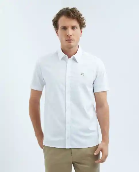 Camisas M/c Oxford Duck Blanco Talla Xxl Hombre Chevignon