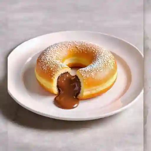 Dona rellena de chocolate