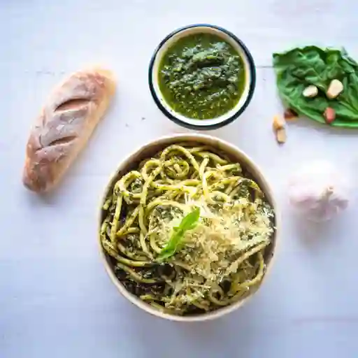 Bowl de Pasta con Salsa Pesto