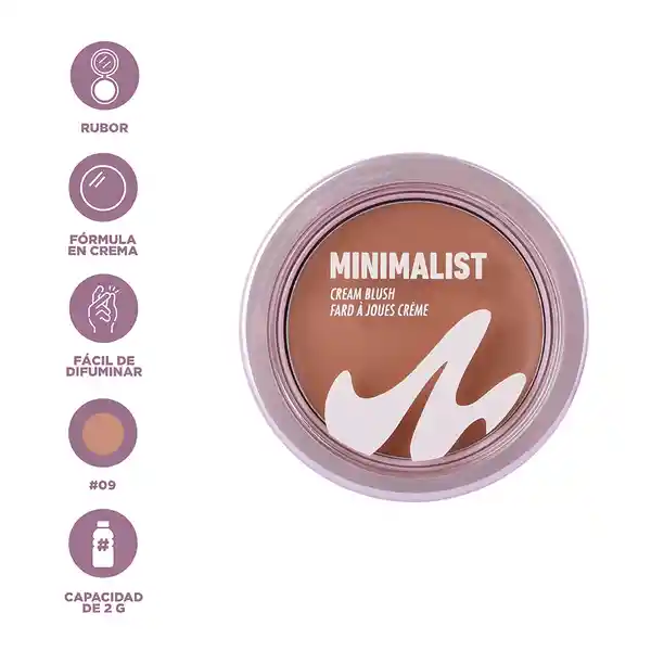 Rubor en Crema Serie Minimalist 09 Miniso