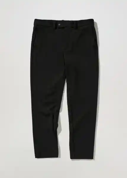 Pantalón Polen Negro Talla 44 Hombre Mango