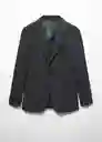 Blazer Americana Mantova Gris Talla 52 Hombre Mango