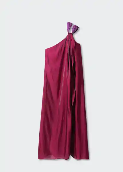 Vestido Agatha-A Vino Talla XL Mujer Mango