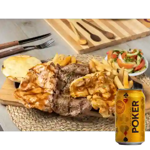 Combo Asado Mixto + Poker 473 ml