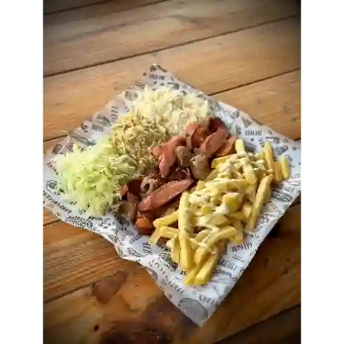 Salchipapas Chorizo Y/o Butifarra