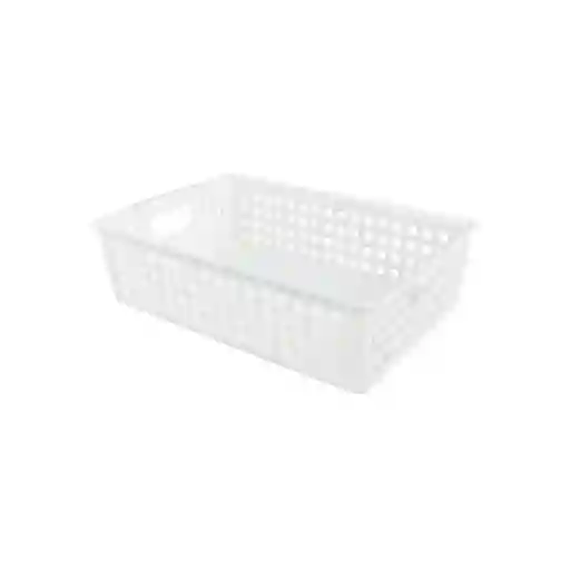 Organizador Plástico Blanco M Miniso