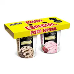 Colombina Helado Cookies y Frutos Rojos