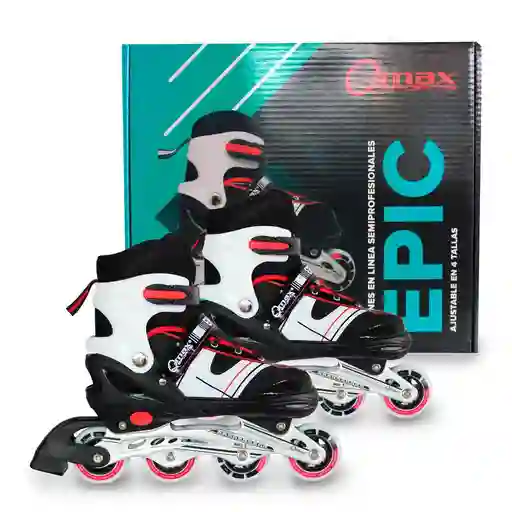 Qmax Patines en Línea Ajustable Epic Talla PW120GM