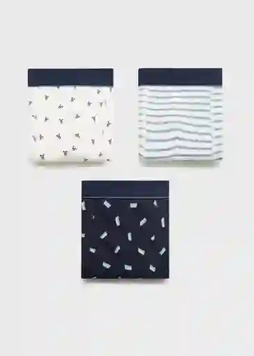 Pack Calzoncillo Road Offwhite Talla 13 Niño Mango