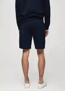 Short Funchal Navy Talla S Hombre Mango